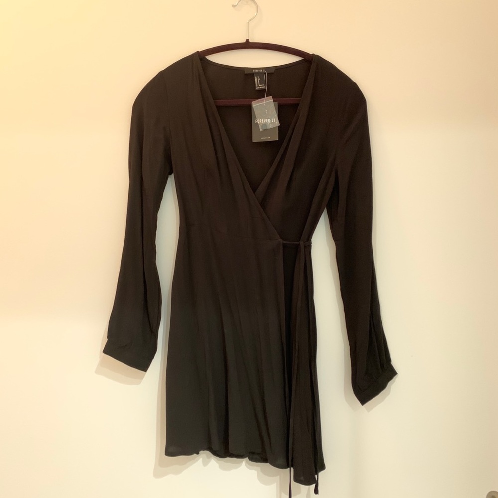 Black Wrap Dress